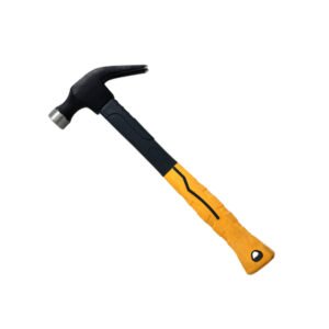 CLAW HAMMER WITH FIBRE GLASS HANDLE