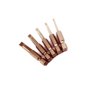 FLAT HEAD 1/4" SCREW DRIVER BITS